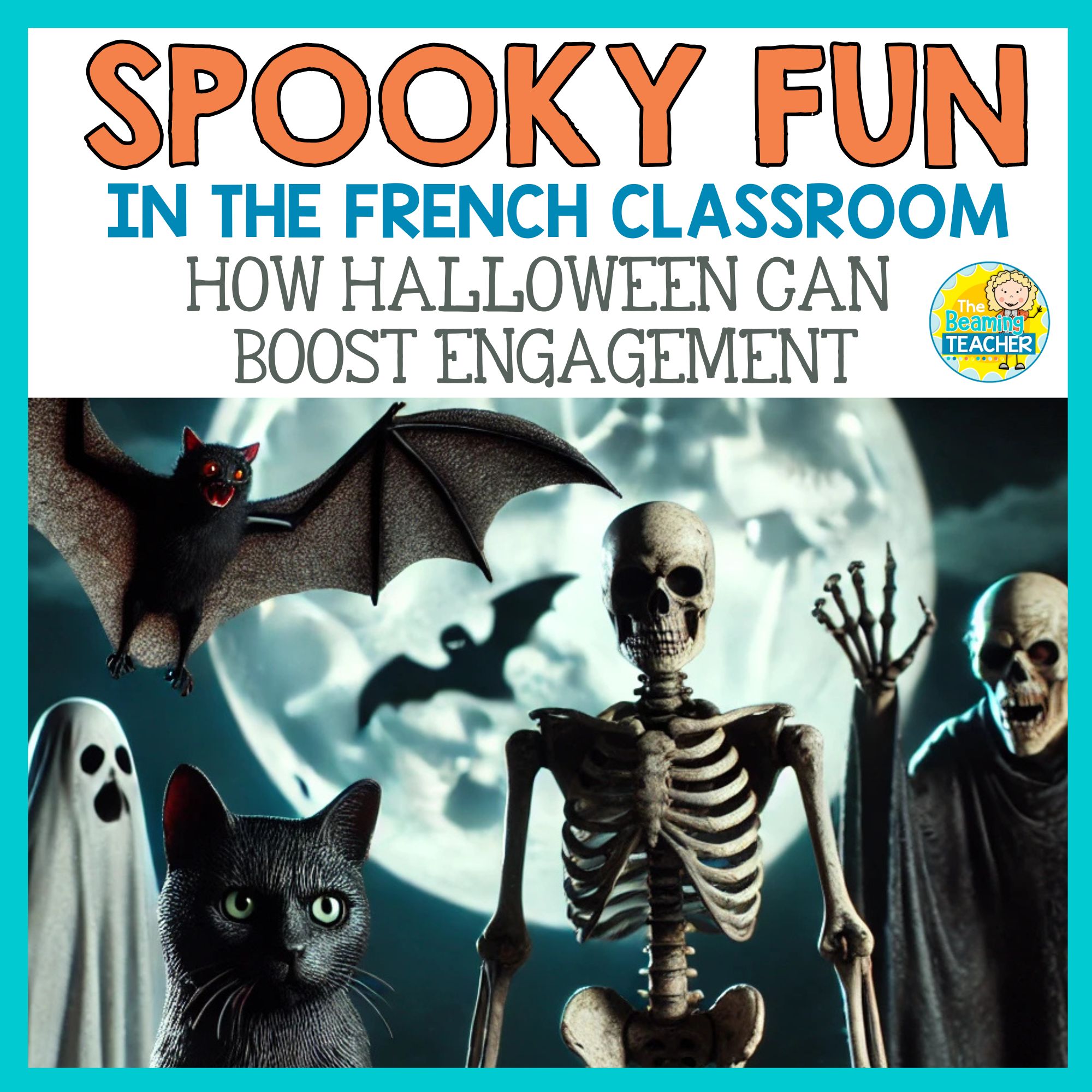 Halloween fun in the French classroom - middle school FSL -