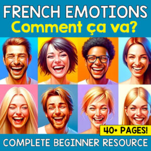 French-Emotions-Activities-Project-Posters-Comment-ca-va-Middle-Years-FSL